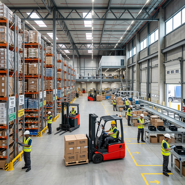 Manour Group logistics warehouse